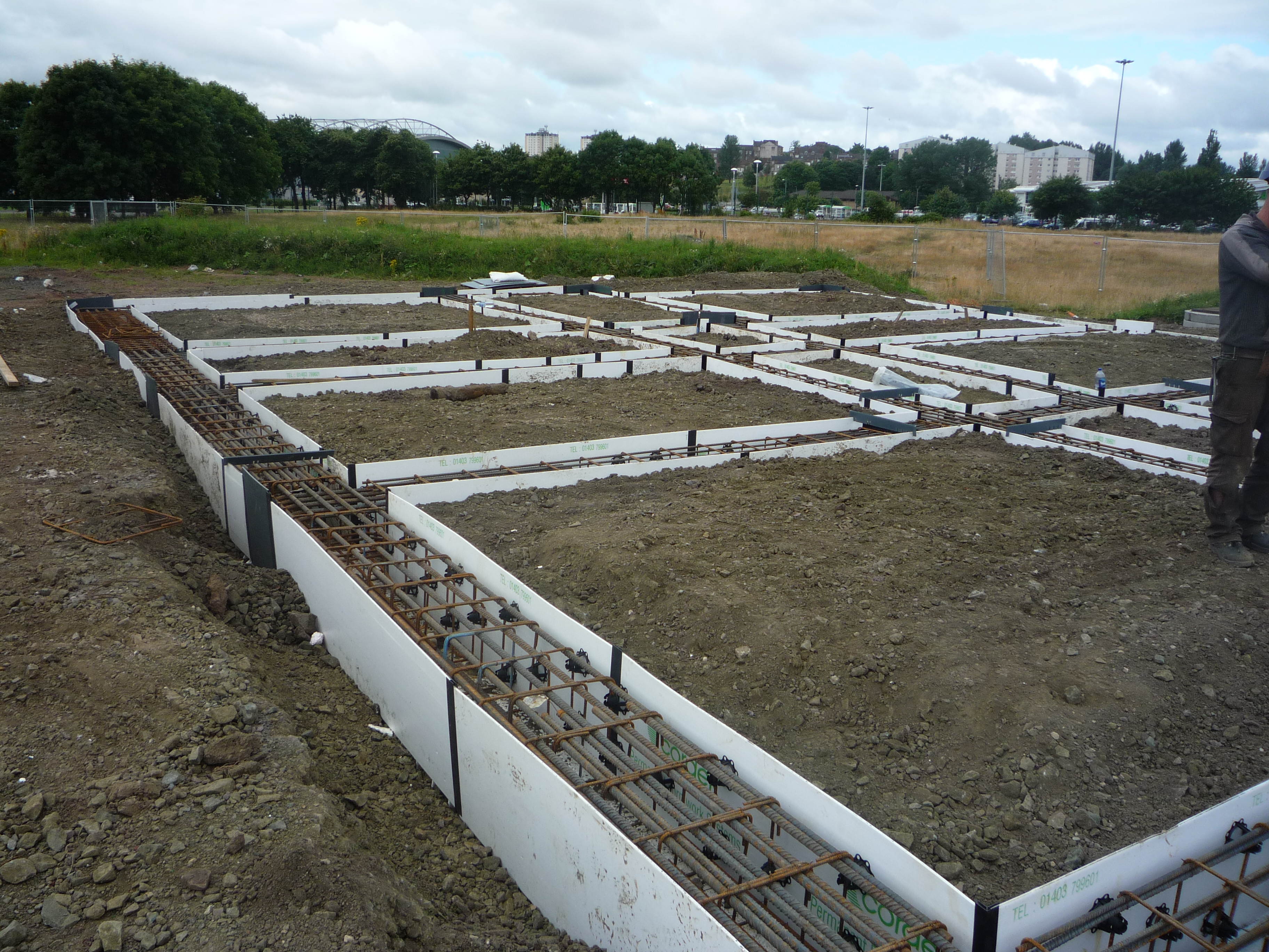 Cellform HX System Combined ground heave protection and permanent